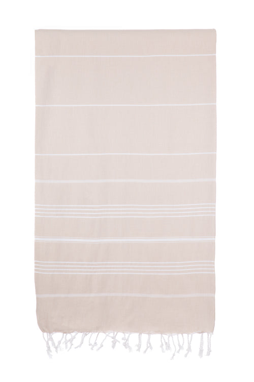 Beige x 4 Turkish Towel Bundle