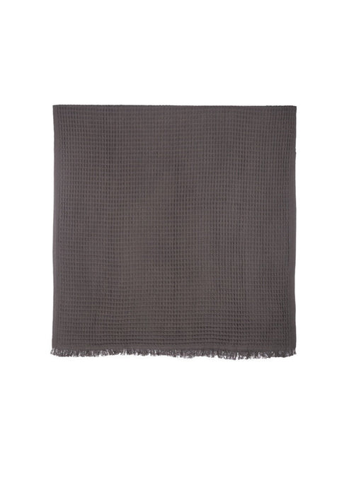 Waffle Charcoal x 2 Turkish Towel Bundle