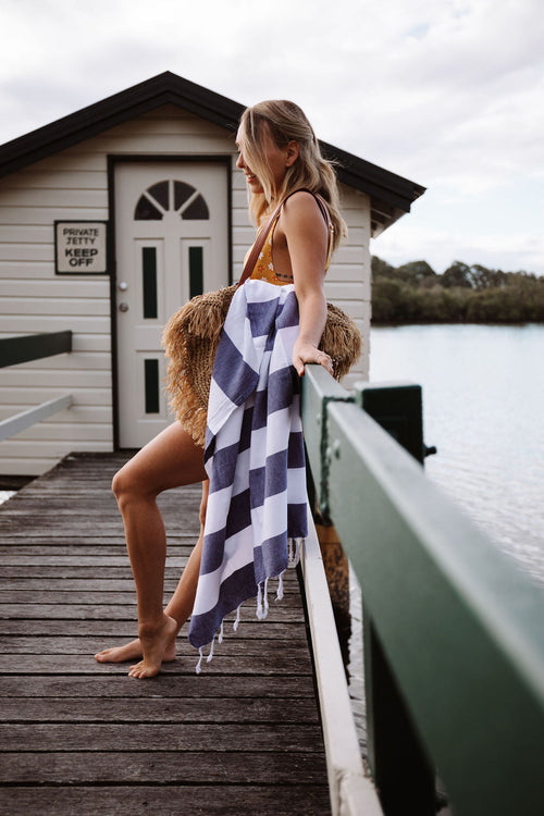 Nautical x 4 Turkish Towel Bundle