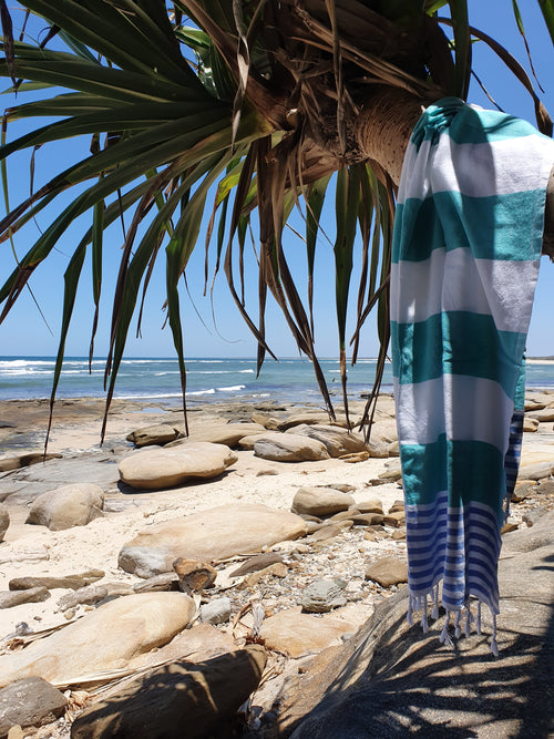 Ocean Sea Green Turkish Towel