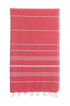 Classic Cherry Red Turkish Towel