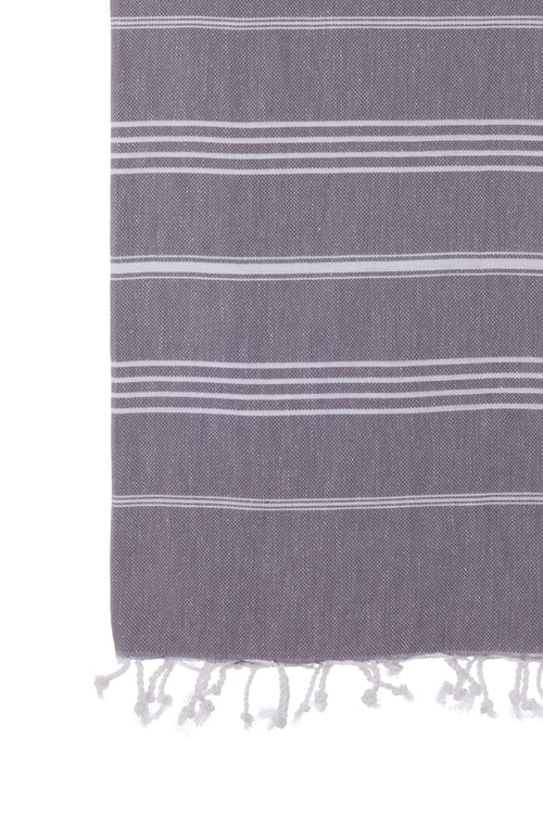 Turkish Towel Co Charcoal 100% Cotton Turkish Towel Buy Online