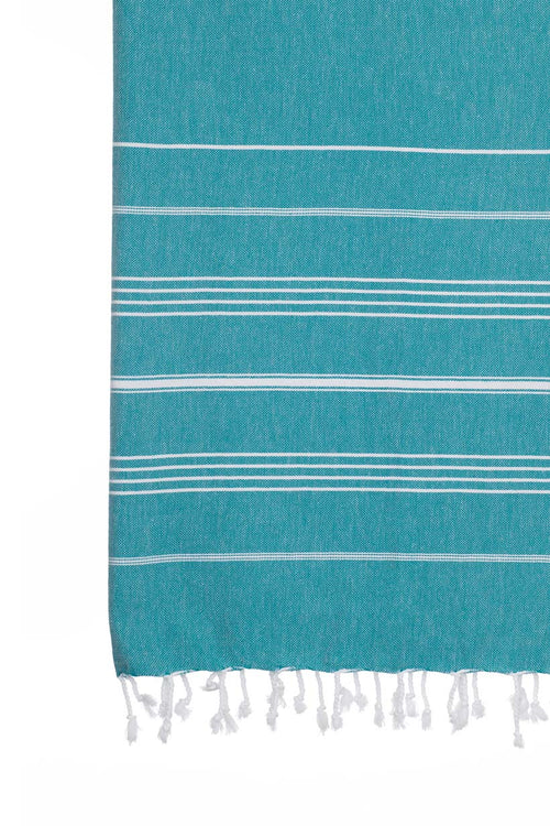 Turkish Towel Co Teal Turkish Towel Originals 100% Cotton Towel