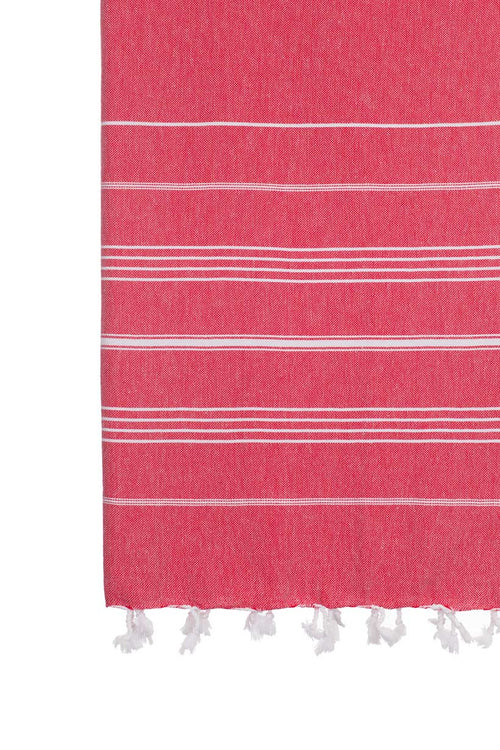 Classic Cherry Red Turkish Towel