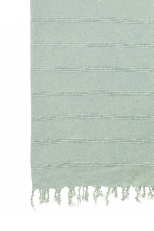 Stone Wash Turkish Towel Co 100% stonewash towels beach Mint