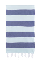 Mint & Navy Turkish Towel