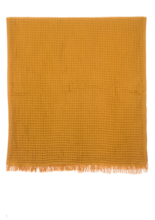 Waffle Mustard Turkish Towel