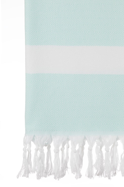 Turkish Towel Co MInt Diamond