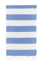 Turkish Towel Co Stripe Royal Blue