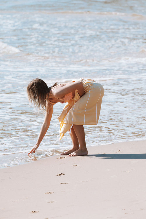 Classic Buttery Yellow Turkish Towel